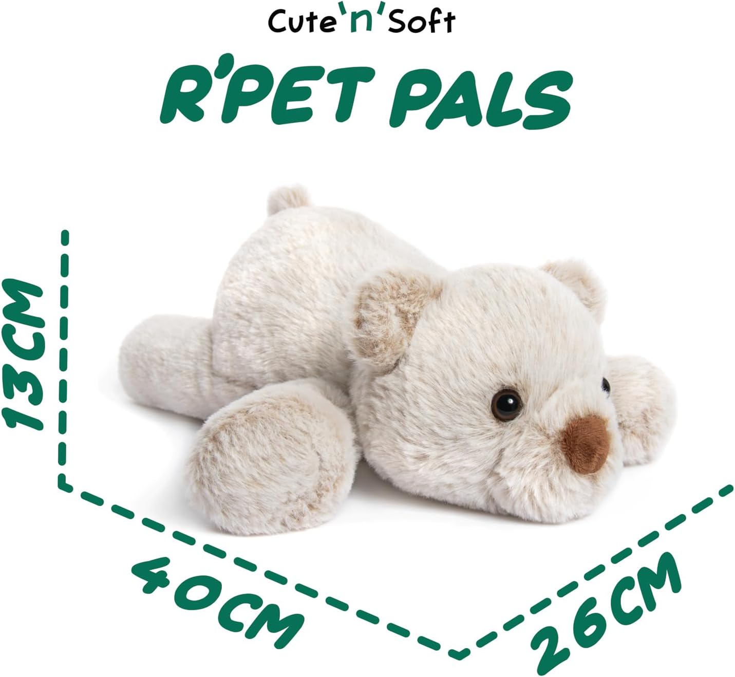 Rpet Pals Barney Laying Bear Teddy