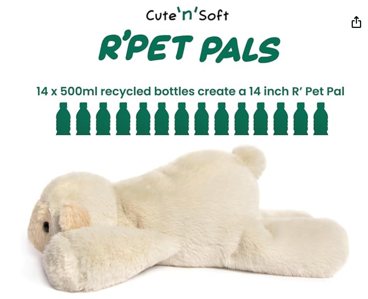 Rpet Pals Laying Lamb Teddy